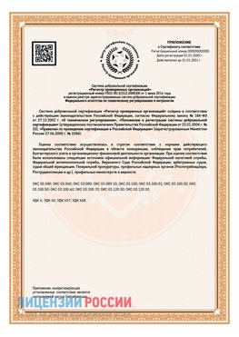 Приложение СТО 03.080.02033720.1-2020 (Образец) Щелково Сертификат СТО 03.080.02033720.1-2020